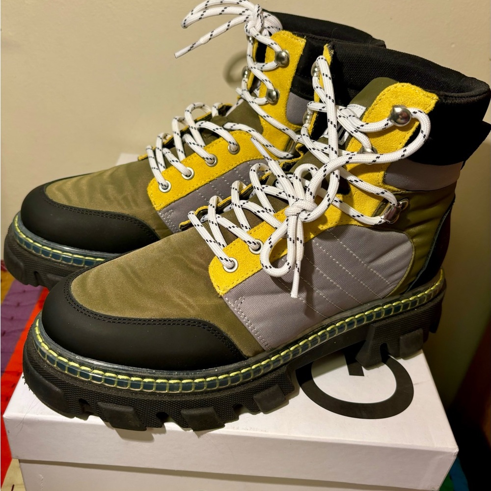Ganni Kalamata Hiking Boots, Size 40